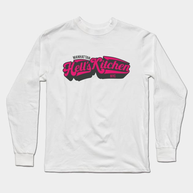 New York Hell´s Kitchen  - Hell´s Kitchen  - Hell´s Kitchen  Manhattan Long Sleeve T-Shirt by Boogosh